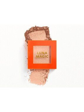 Luna Magic Compact Highlighter Tulum Bright Orange Case Creamy Lightweight Formu